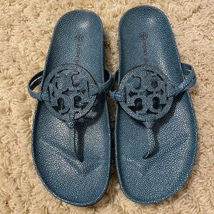 Tory Burch sandals size 10 eeeuc worn once